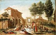 Francisco Bayeu y Subias Lunch on the Field oil painting picture wholesale